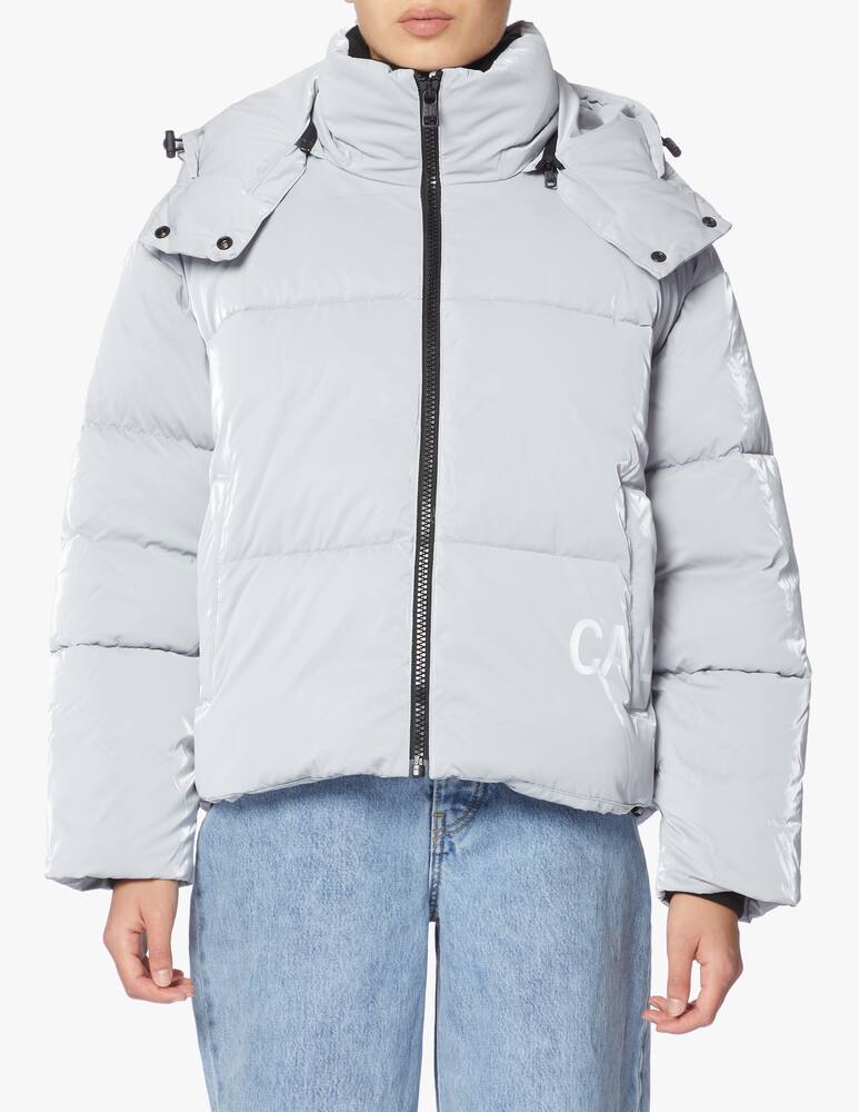 rinascente Calvin Klein Jeans Oversize puffer jacket with hoodie