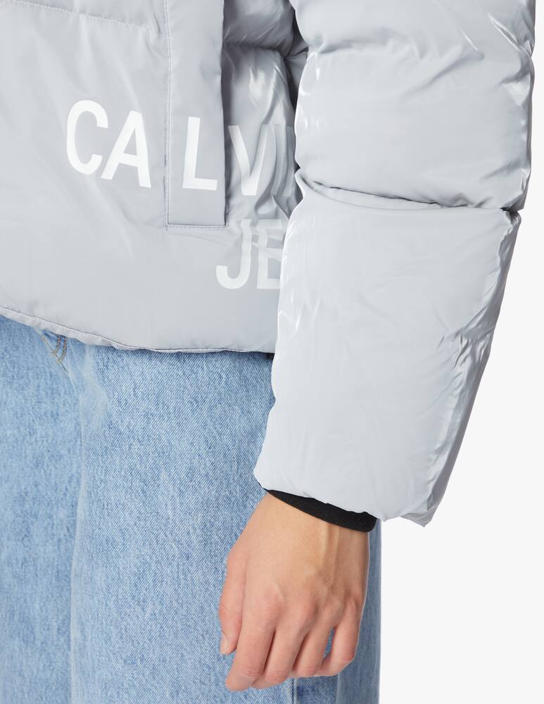 rinascente Calvin Klein Jeans Oversize puffer jacket with hoodie