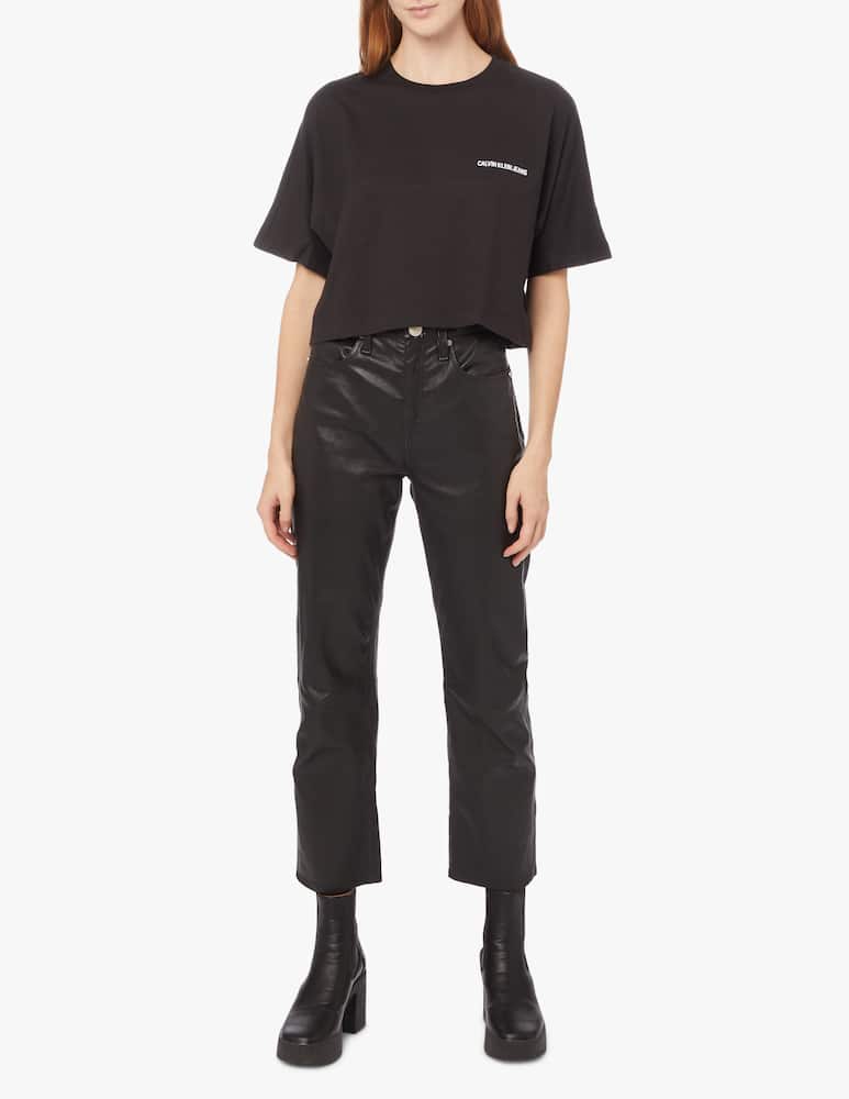 rinascente Calvin Klein Jeans T-shirt in cotone con logo sul retro