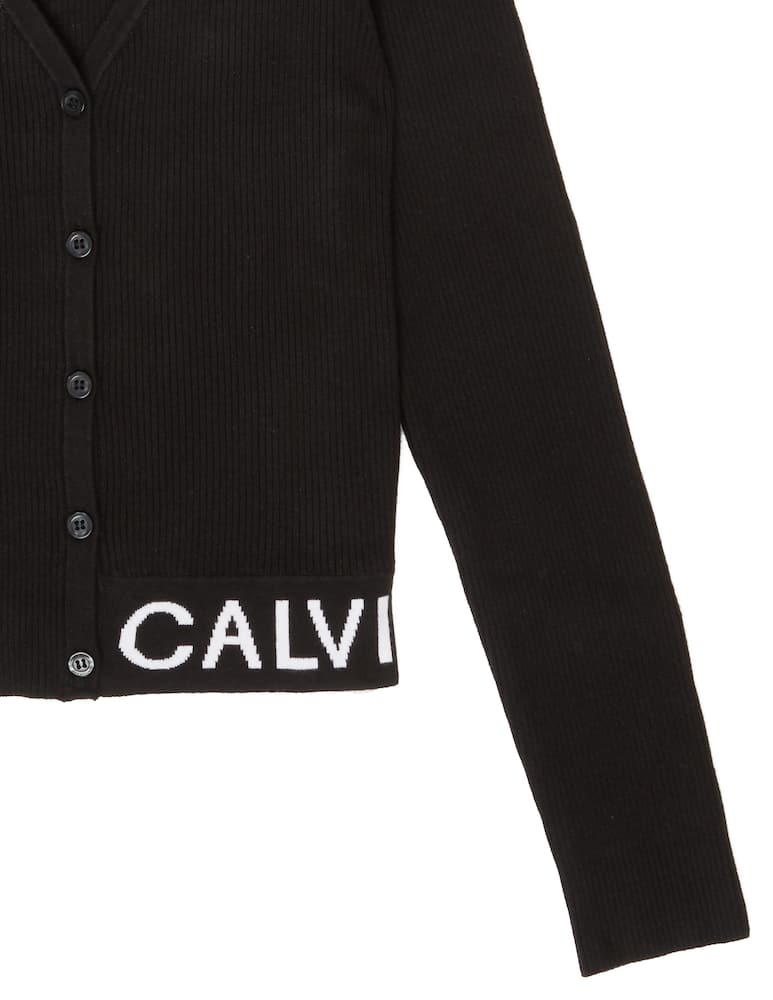 rinascente Calvin Klein Cropped rib cardigan