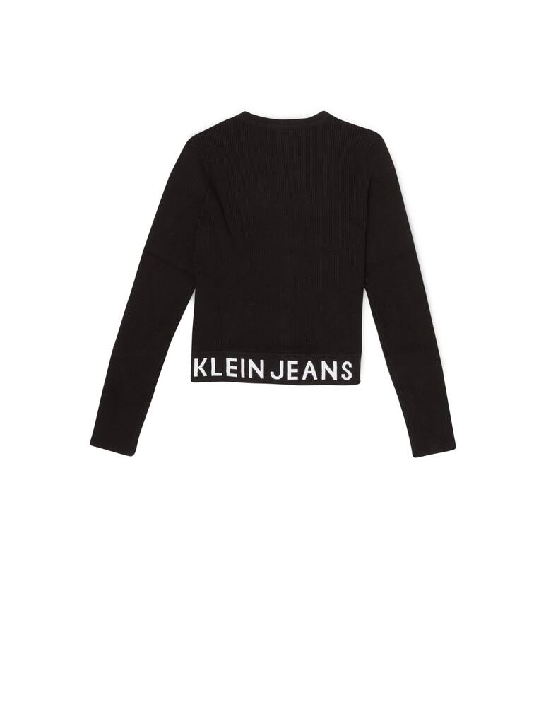 rinascente Calvin Klein Cropped rib cardigan