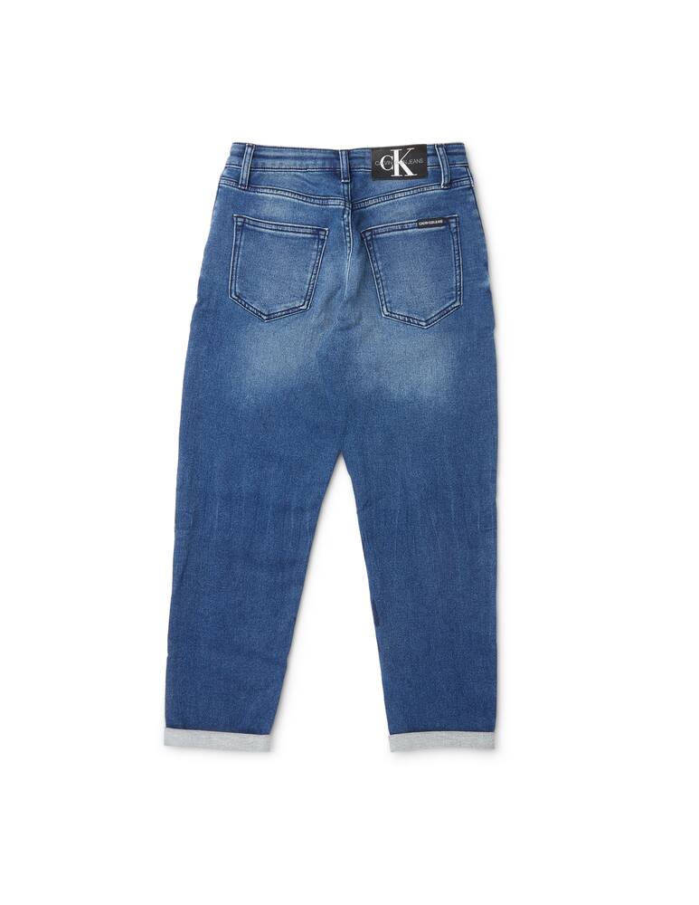 rinascente Calvin Klein Mid blue barrel jeans
