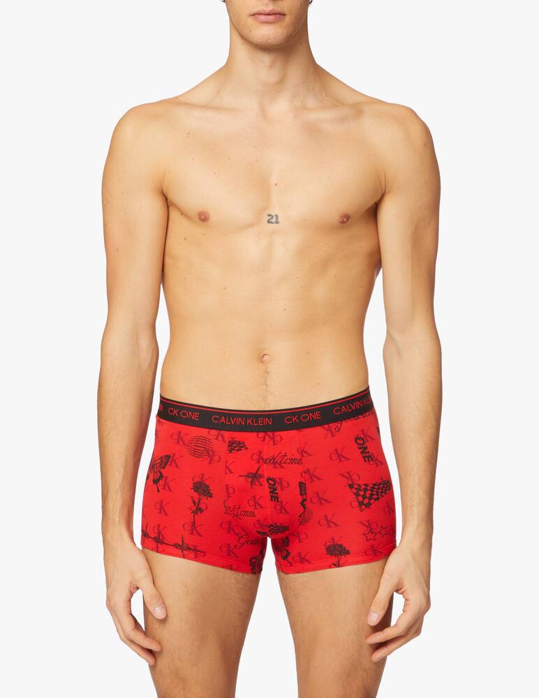 rinascente Calvin Klein 2pack ck1 print solid trunk - multi