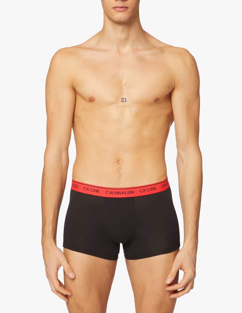 rinascente Calvin Klein 2pack ck1 print solid trunk - multi