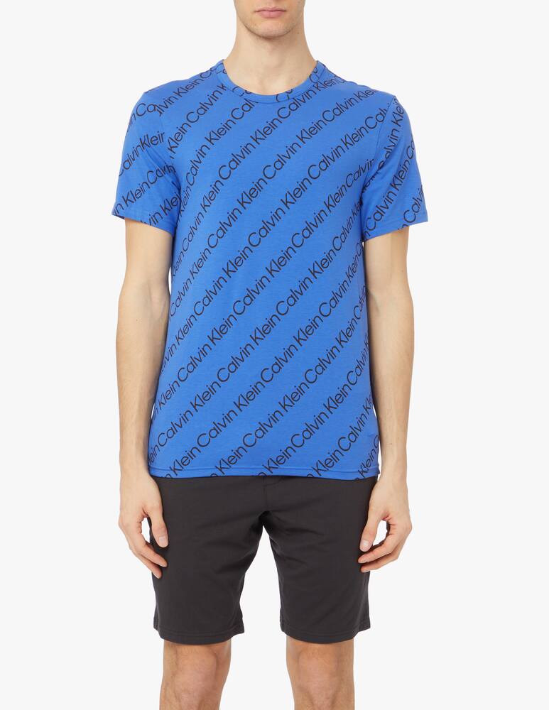 rinascente Calvin Klein Pj set short struct - blue