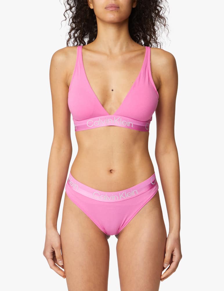 rinascente Calvin Klein Light lined triangle bra - pink