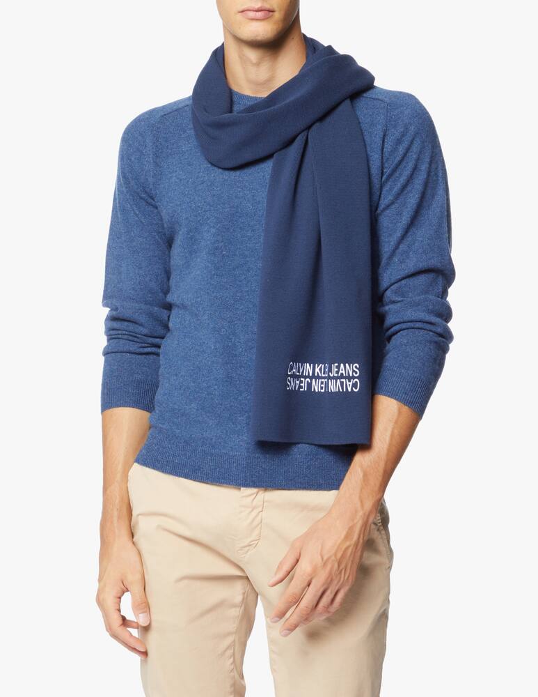 rinascente Calvin Klein Jeans Sciarpa in cotone mirror logo