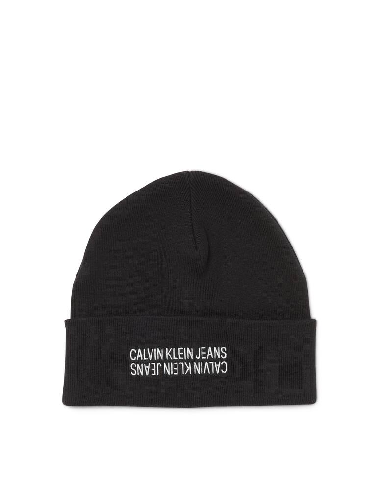 rinascente Calvin Klein Jeans Mirror logo beanie
