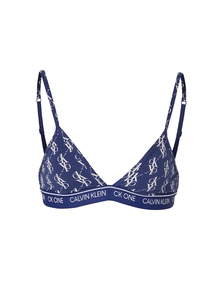 Calvin Klein Reggiseno a triangolo sfoderato - blu - immagine 1 Calvin Klein Reggiseno a triangolo sfoderato - blu - immagine 1