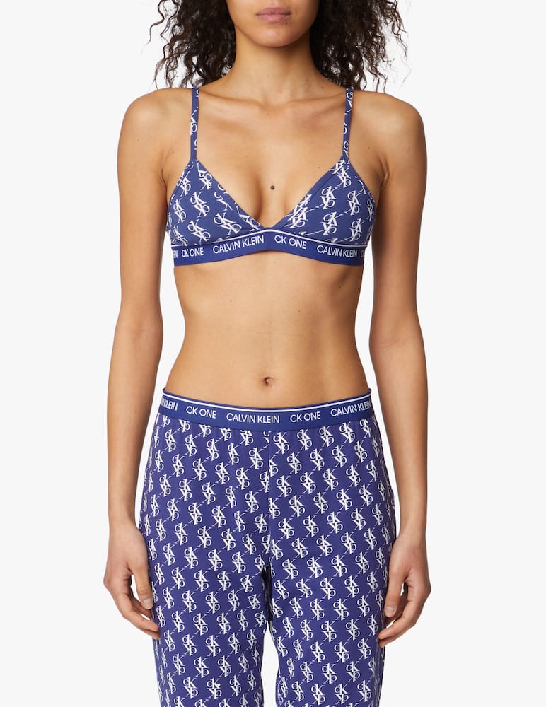 Calvin Klein Reggiseno a triangolo sfoderato - blu - immagine 2 Calvin Klein Reggiseno a triangolo sfoderato - blu - immagine 2