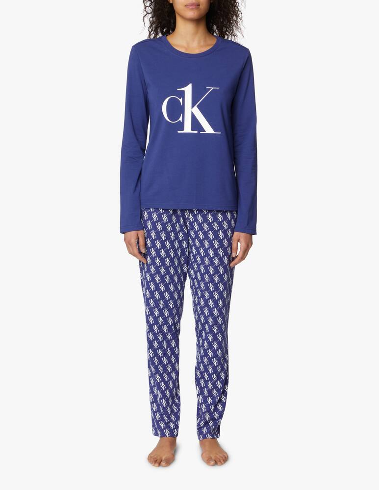 rinascente Calvin Klein Set top a maniche lunghe e pantaloni - blu