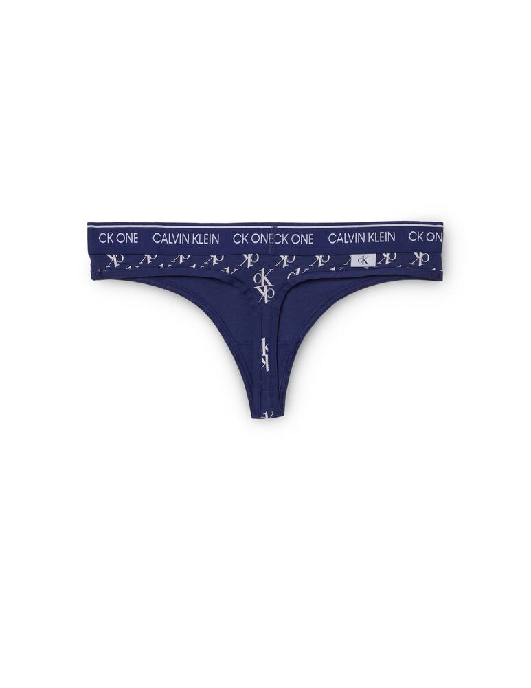rinascente Calvin Klein Cotton blend thong - blue