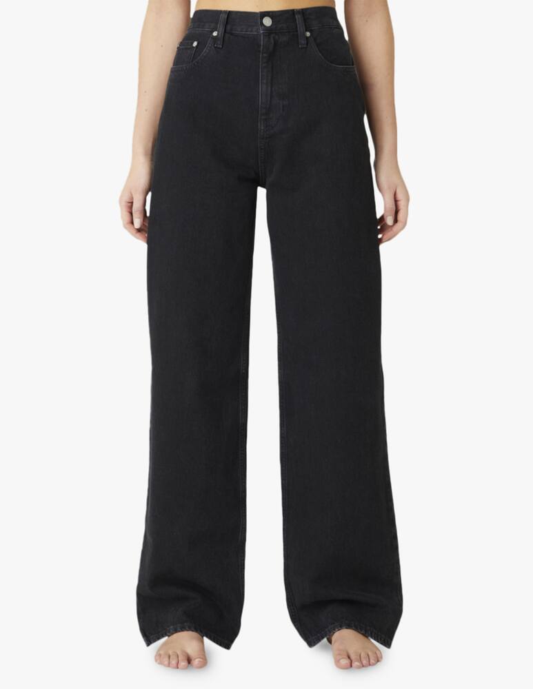 rinascente Calvin Klein Jeans Jeans a gamba larga e vita alta