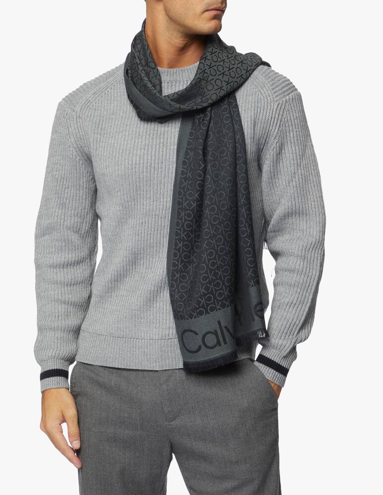 rinascente Calvin Klein Monogram jacquard scarf 