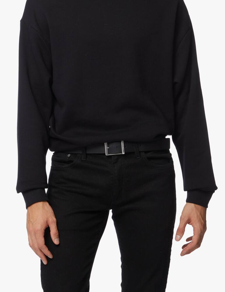 rinascente Calvin Klein Cintura in pelle anello di metallo 35mm