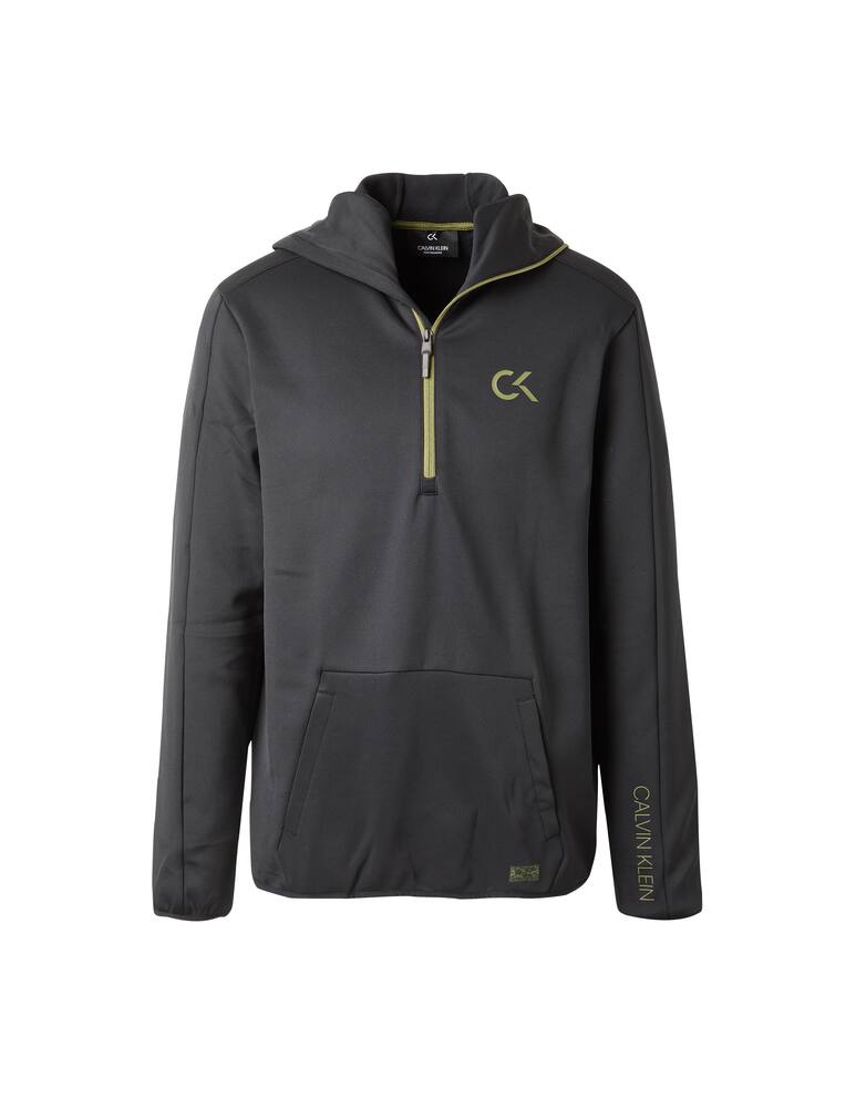 rinascente Calvin Klein Half zip training hoodie - black