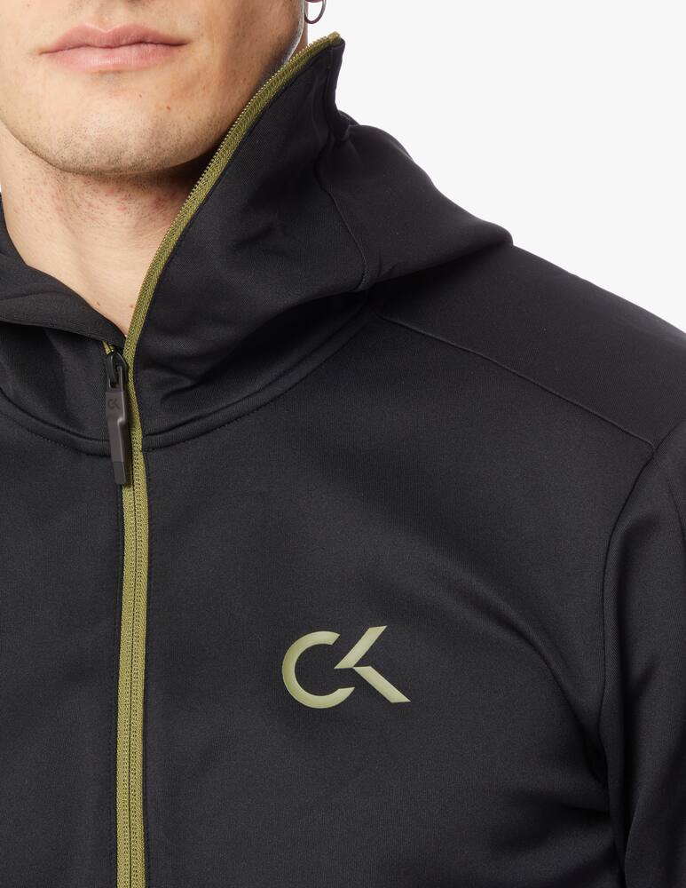 rinascente Calvin Klein Half zip training hoodie - black
