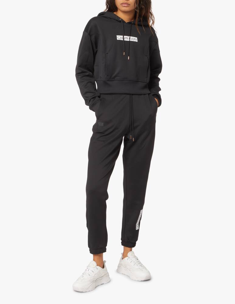 Calvin Klein Performance Felpa con cappuccio sportiva - nero - immagine 2 Calvin Klein Performance Felpa con cappuccio sportiva - nero - immagine 2