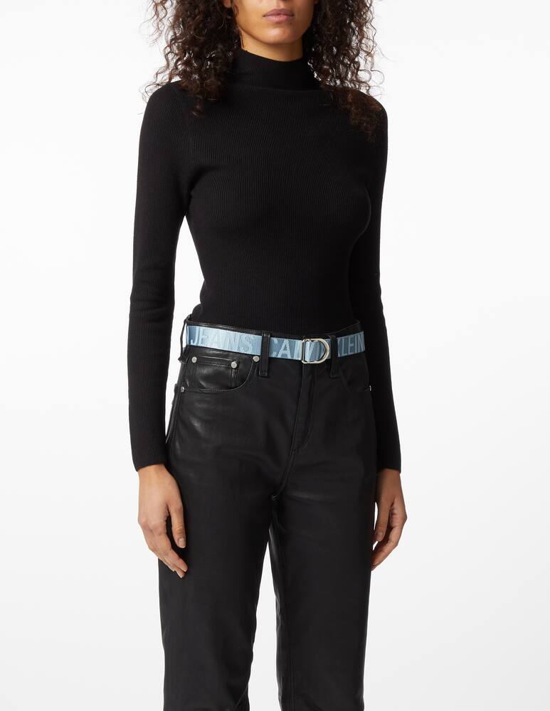 rinascente Calvin Klein Jeans Long belt with logo - light blue
