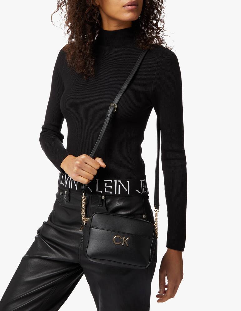 rinascente Calvin Klein Crossbody bag with logo - black
