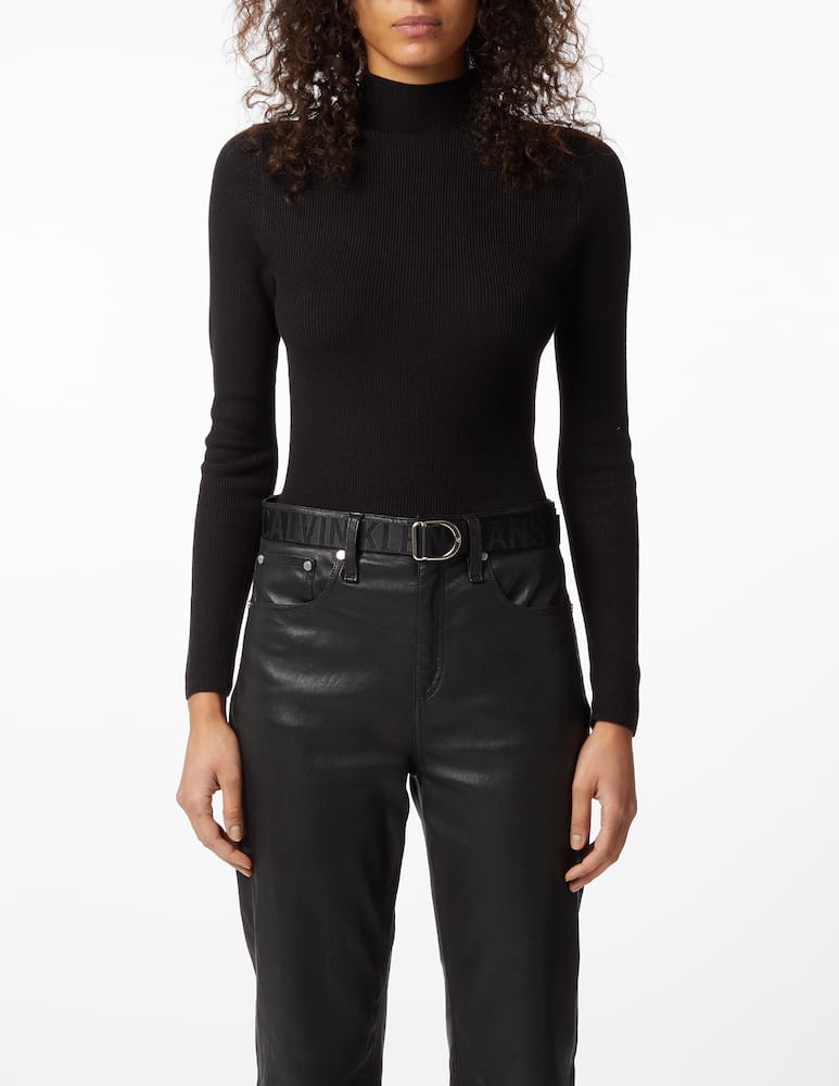 rinascente Calvin Klein Jeans Long belt with logo - black