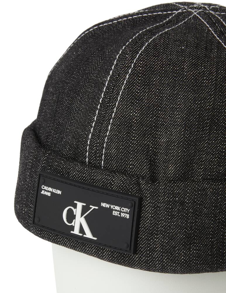 rinascente Calvin Klein Cappello docker in denim - nero