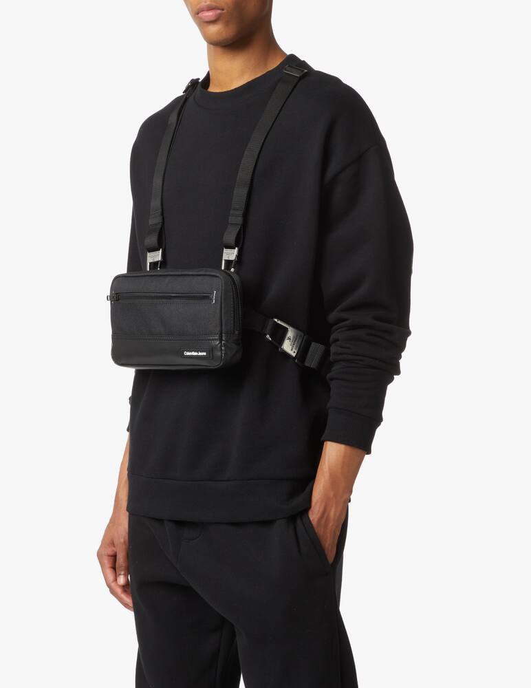 rinascente Calvin Klein Industrial nylon marsupio - black