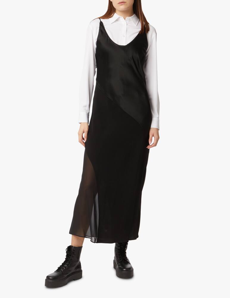 rinascente Calvin Klein Vestito lungo senza manica - nero