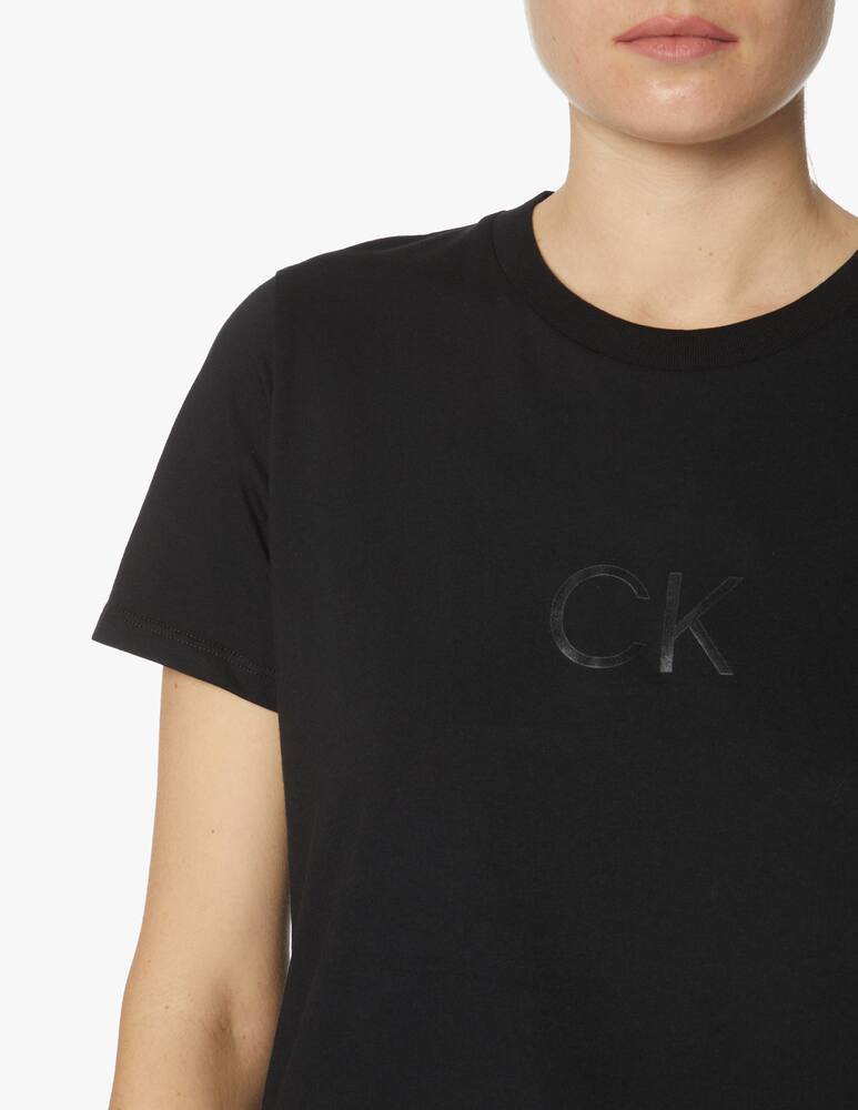 rinascente Calvin Klein Cotton t-shirt with logo - black
