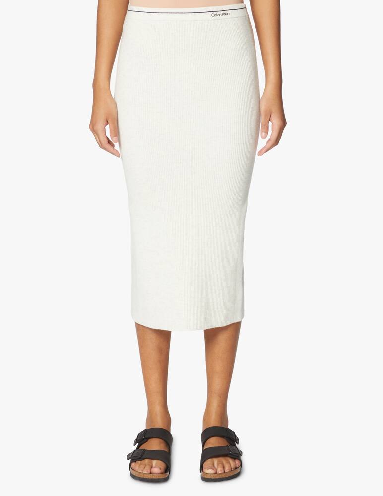 rinascente Calvin Klein Gonna midi a costine - beige
