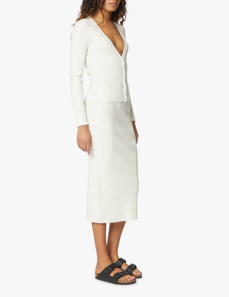 Calvin Klein Cardigan slim a costine - beige - immagine 2 Calvin Klein Cardigan slim a costine - beige - immagine 2