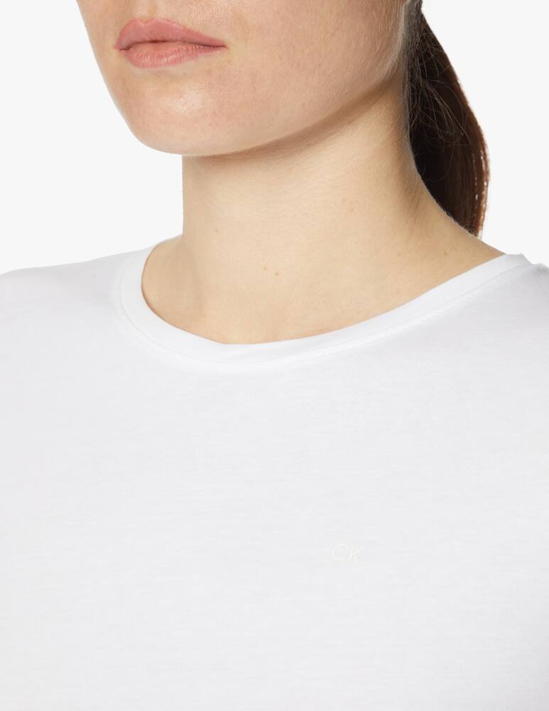 rinascente Calvin Klein Liquid Touch 3/4 sleeves top - white