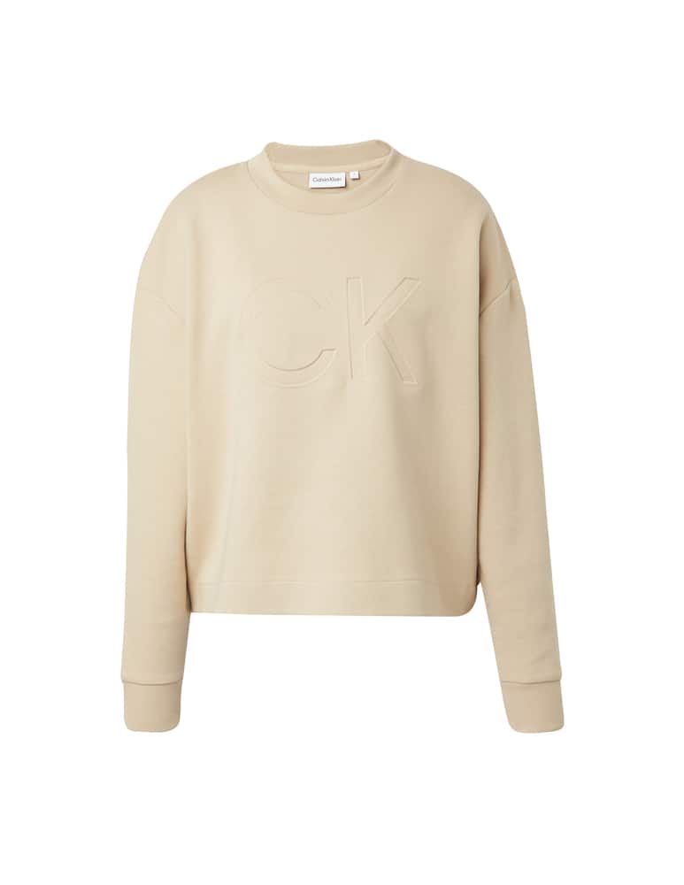 rinascente Calvin Klein Sweatshirt boxy - beige