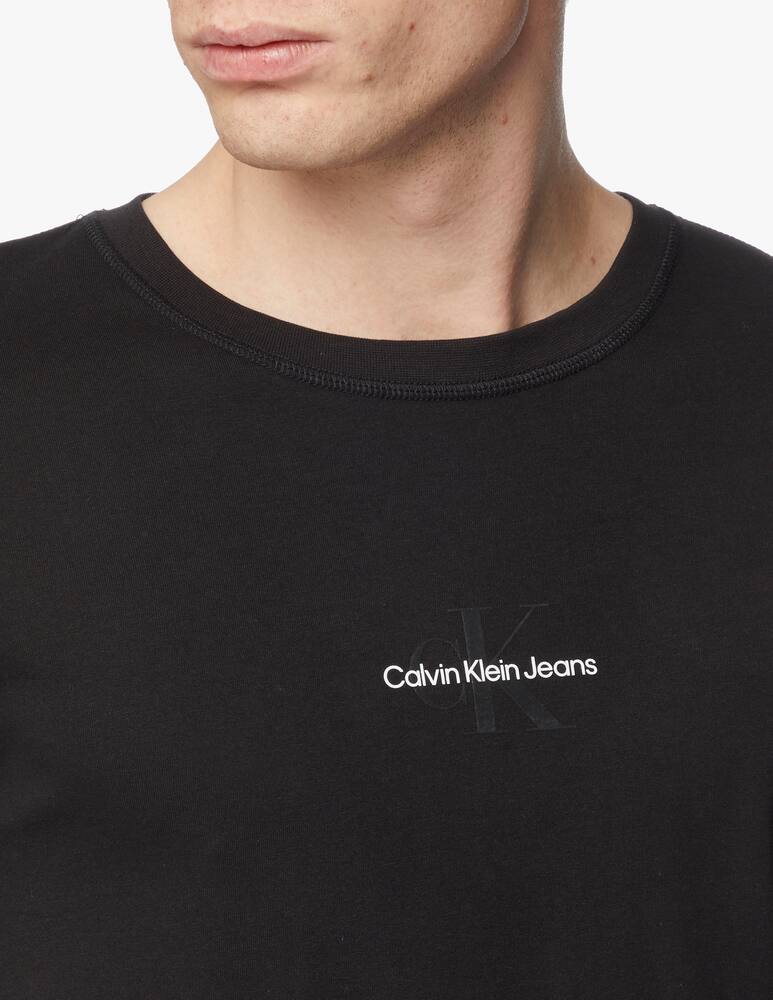rinascente Calvin Klein Jeans Maglietta monogram lettering - nero