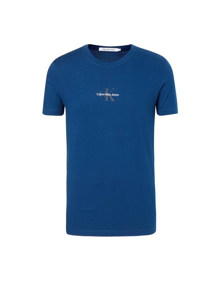 rinascente Calvin Klein Jeans Lettering monogram t-shirt - blue