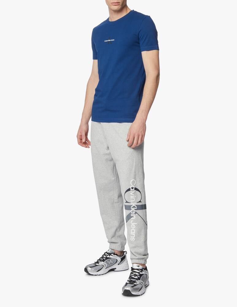 rinascente Calvin Klein Jeans Lettering monogram t-shirt - blue