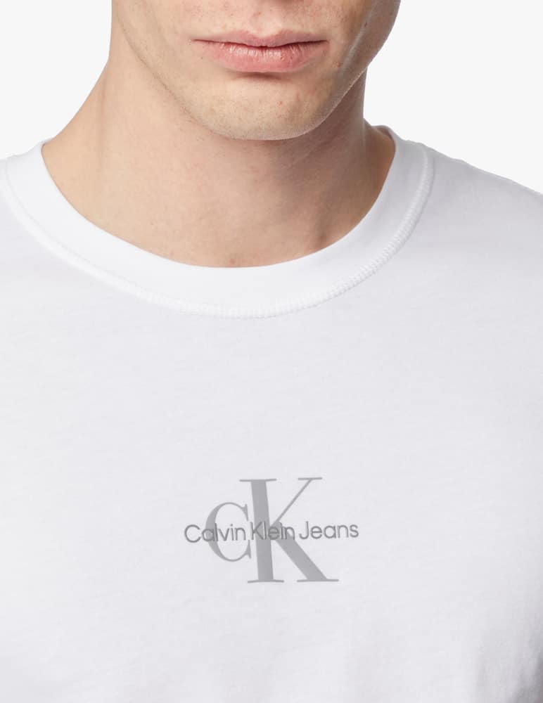 rinascente Calvin Klein Jeans Lettering monogram t-shirt - white