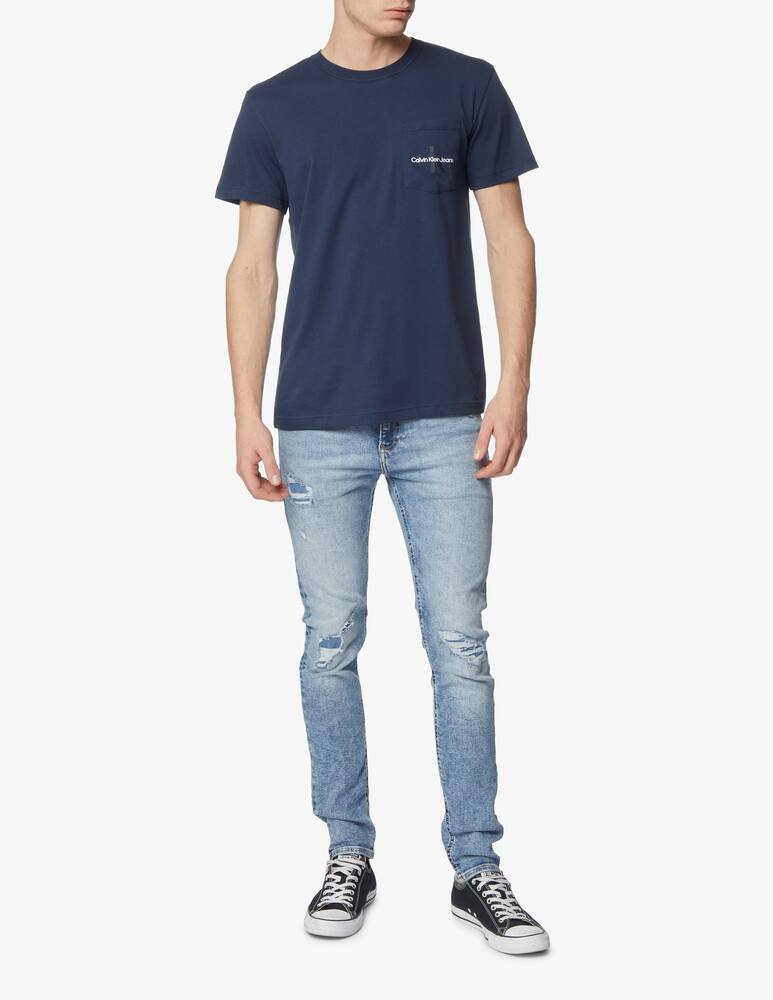 rinascente Calvin Klein Jeans Maglietta con taschino monogram - blu