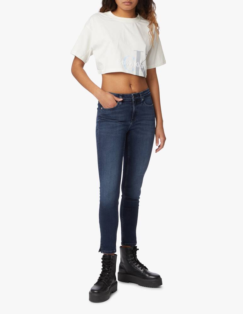 Calvin Klein Jeans Jeans skinny a vita media - blu - immagine 2 Calvin Klein Jeans Jeans skinny a vita media - blu - immagine 2