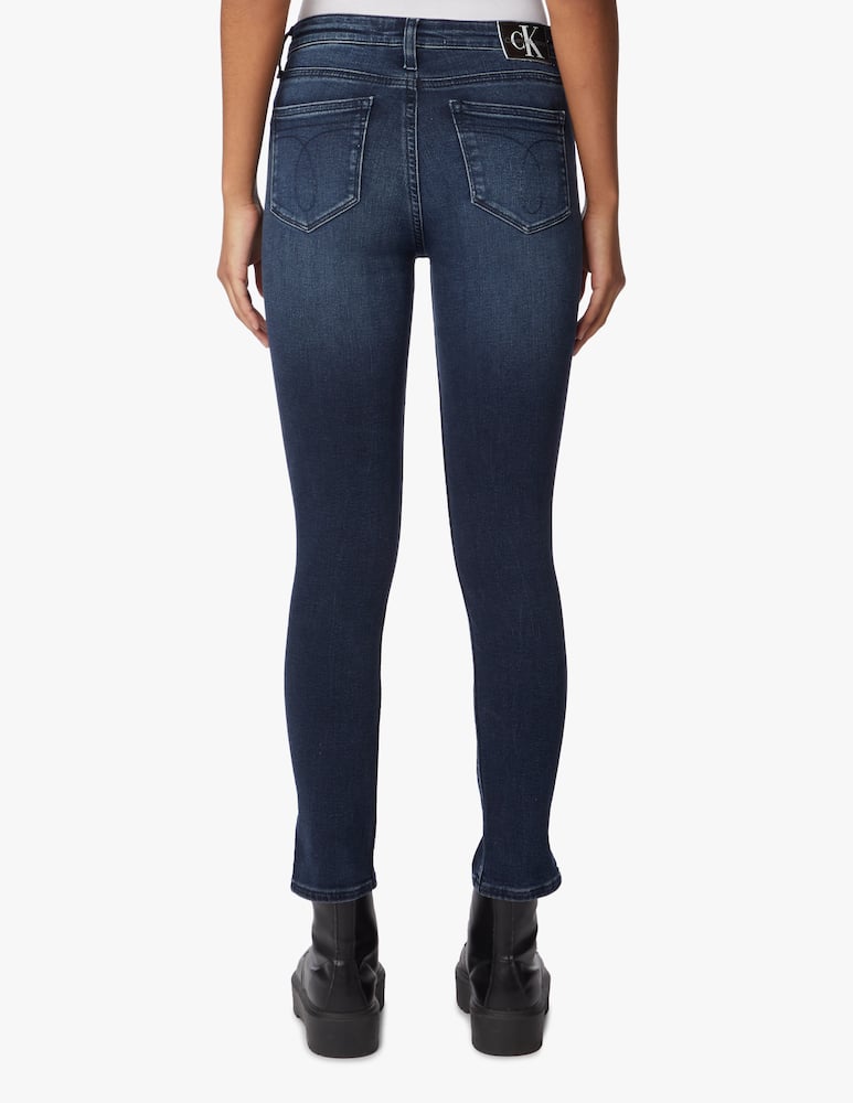rinascente Calvin Klein Jeans Jeans skinny a vita media - blu