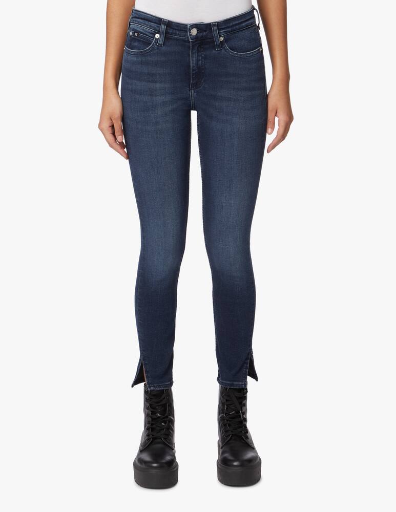 Calvin Klein Jeans Jeans skinny a vita media - blu - immagine 1 Calvin Klein Jeans Jeans skinny a vita media - blu - immagine 1