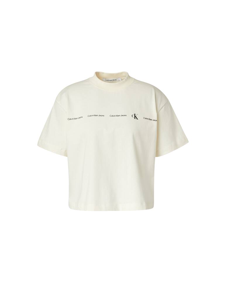 rinascente Calvin Klein Jeans T-shirt repeat logo - white
