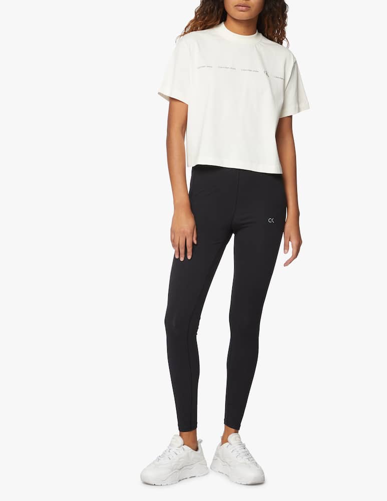 rinascente Calvin Klein Jeans T-shirt repeat logo - white