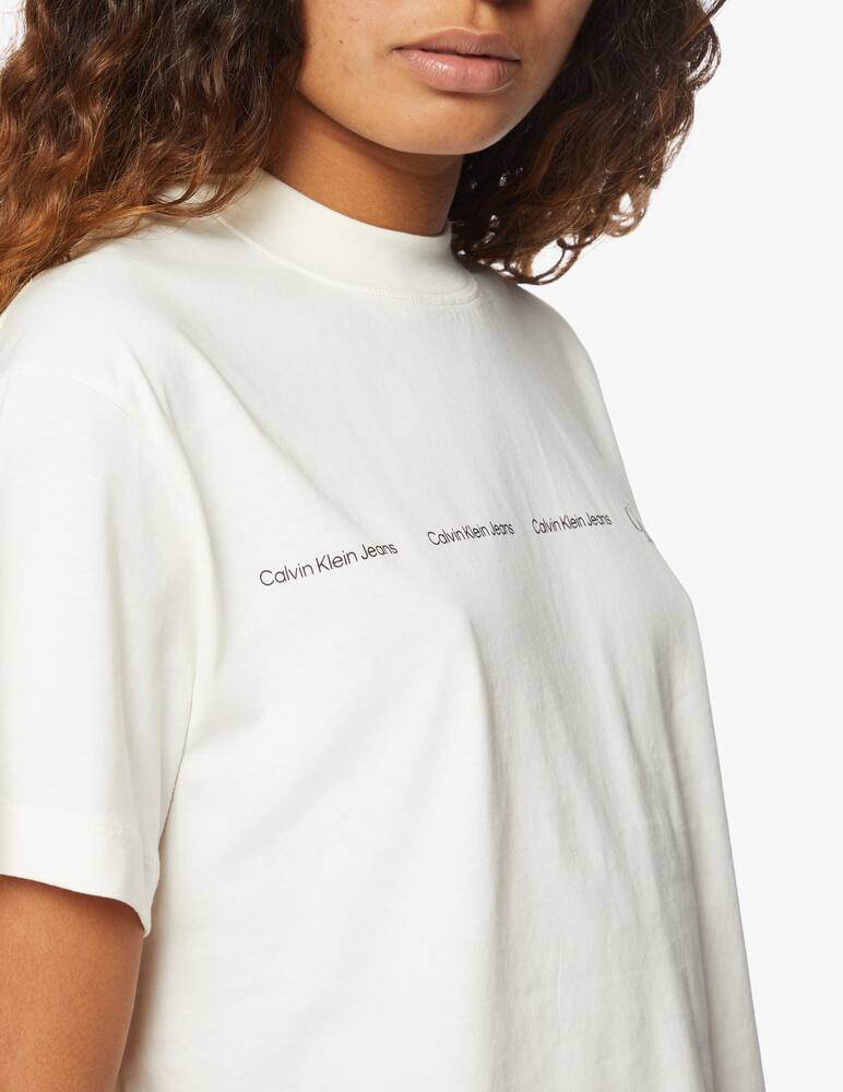 rinascente Calvin Klein Jeans T-shirt repeat logo - white