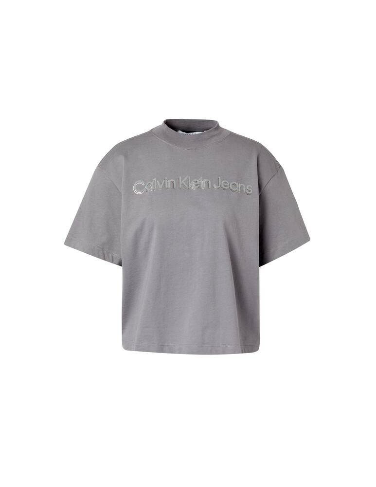 rinascente Calvin Klein Jeans T-shirt monogramma - grigio