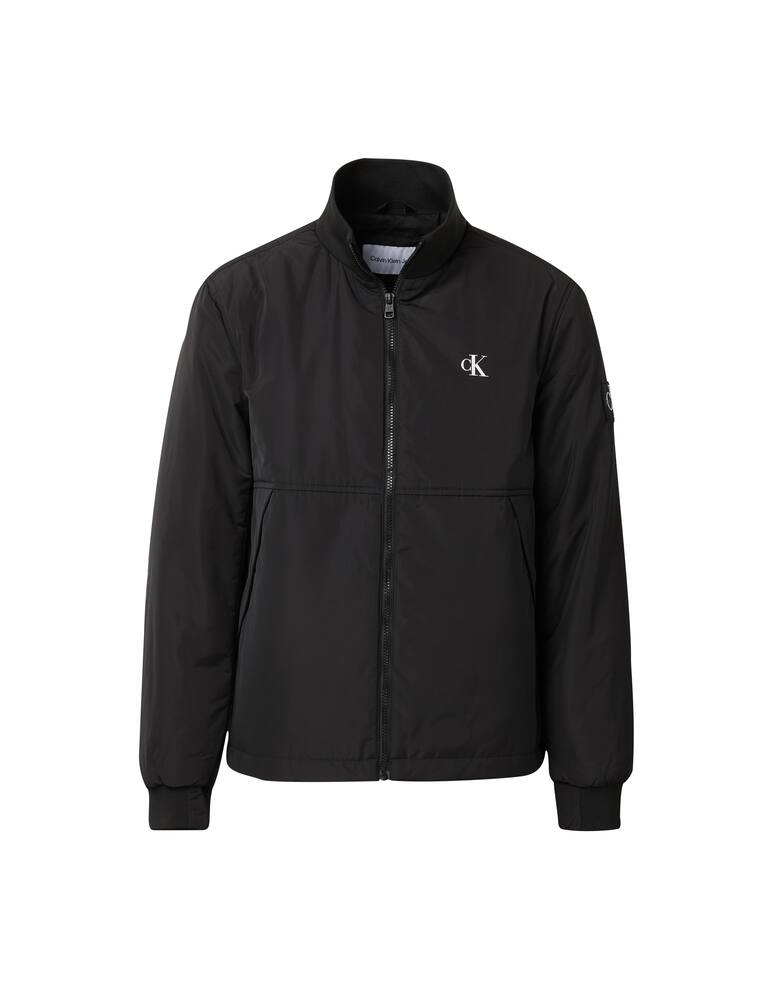 rinascente Calvin Klein Jeans Light padded harrington hooded jacket - black