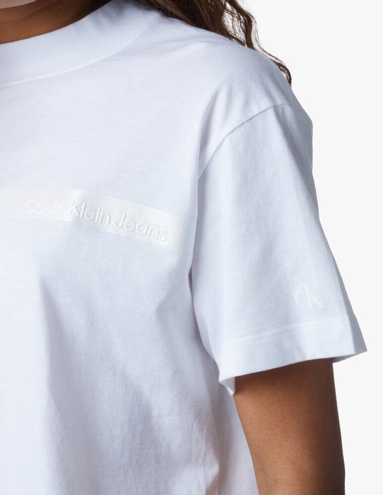 rinascente Calvin Klein Jeans T-shirt con logo lucido - bianco