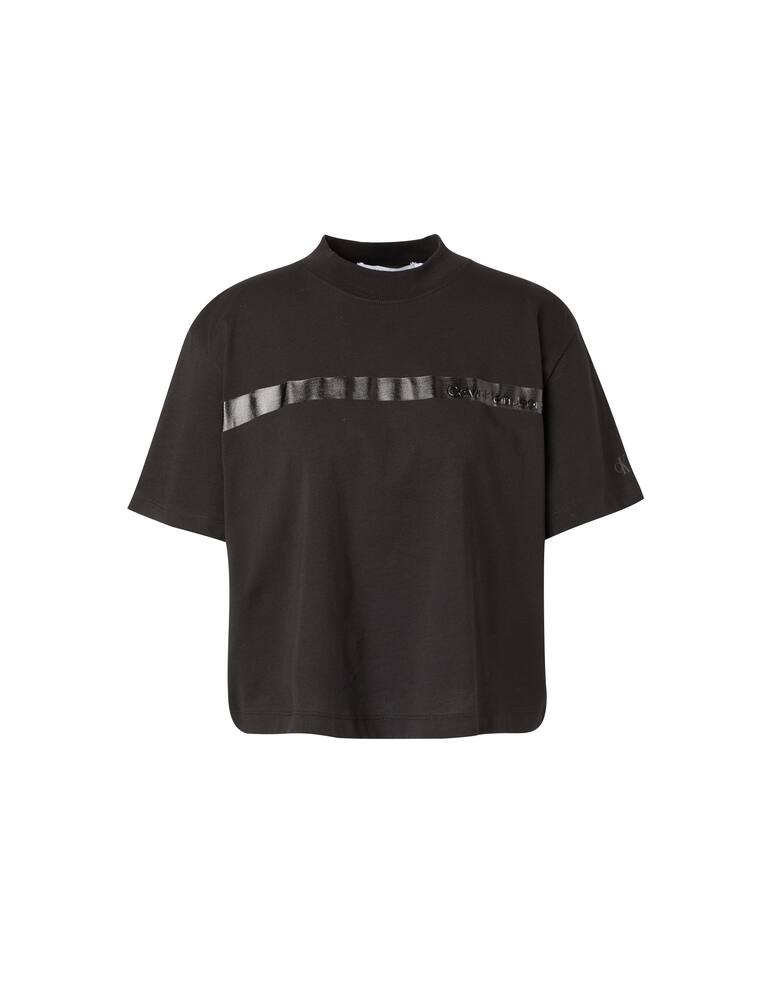 rinascente Calvin Klein Jeans T-shirt con logo lucido - nero