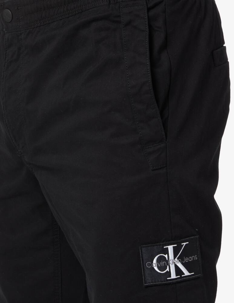 rinascente Calvin Klein Jeans Cuffed gabardina jogger pant - black