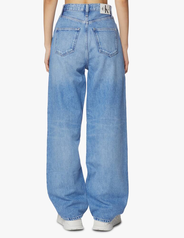 rinascente Calvin Klein Jeans High rise relaxed jeans - light blue